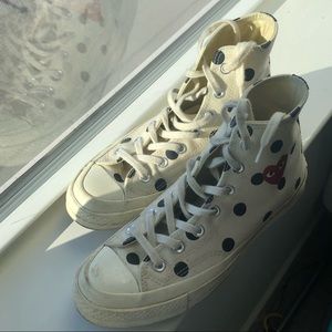 Comme des Garçons Play x Converse hi tops